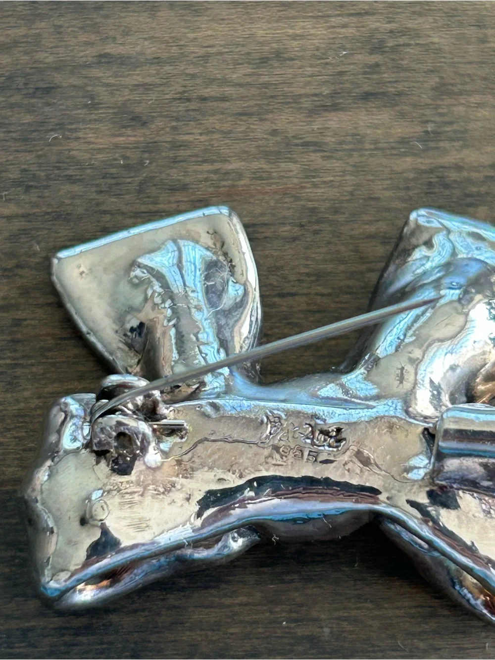 🎀🎀Ross -Simon’s Sterling Silver  Bow Pin Brooch - Women's Accessory💝